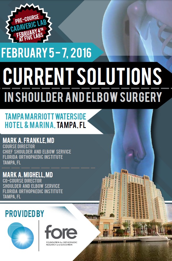 Current Solutions in Shoulder and Elbow Surgery Program 2016