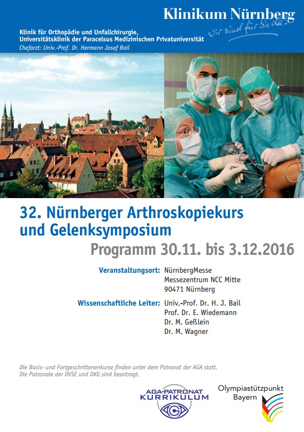 Programm 32. Nbg. Gelenksymposium 2016