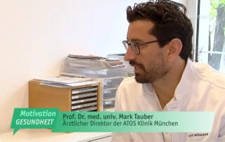 Assoc.-Prof. PMU Salzburg Tauber als Interviewpartner von Prof. Dr. h.c. Erich Lejeune - München TV