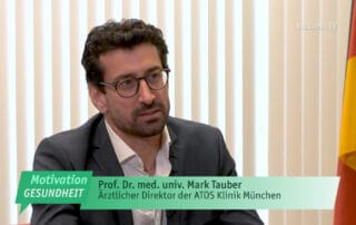 Deutsches Schulterzentrum - Prof. Tauber als Interviewpartner von Prof. Lejeune - Motivation Gesundheit - München-TV