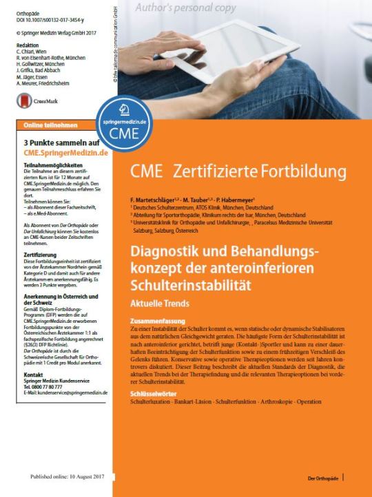 CME Zertifizierte Fortbildung