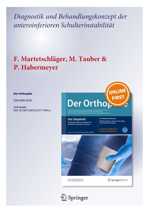 Anteroinferiore Schulterinstabilität