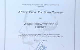 Wissenschaftspreis Prof. Tauber
